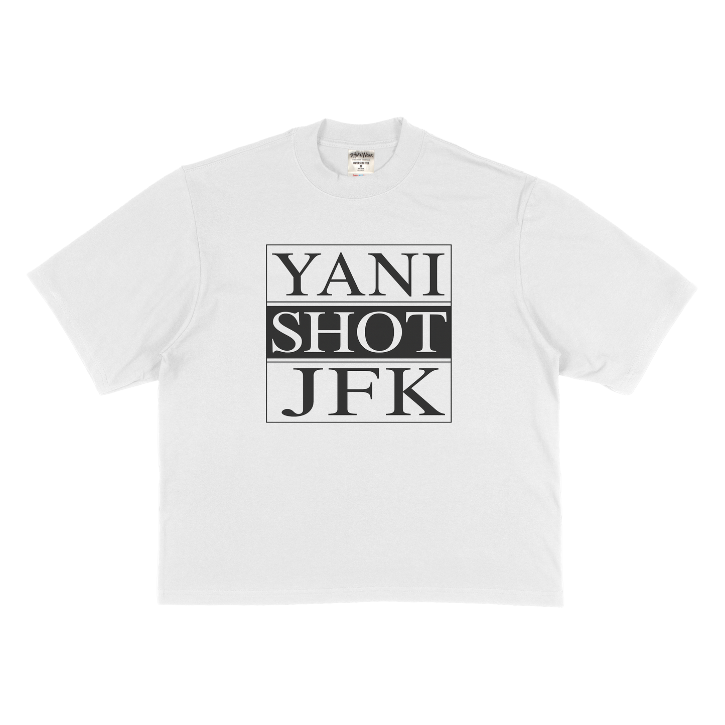 Yani Shot JFK Oversized Tee Shirt