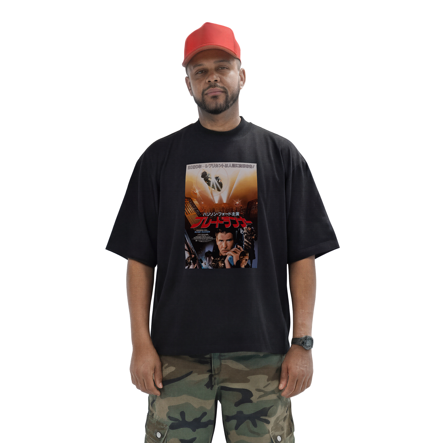 Blade Runner Poster Oversized Tee Shirt