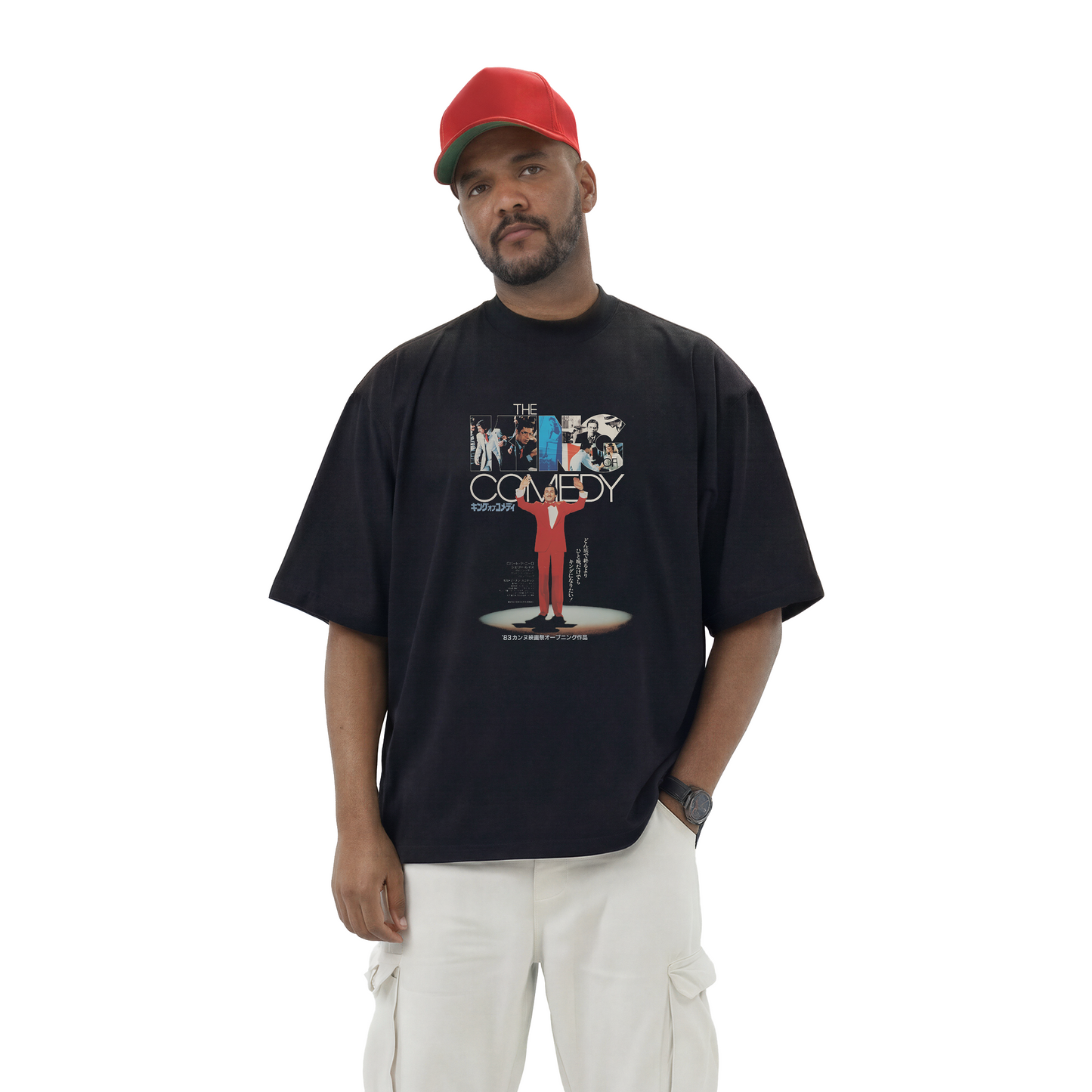King of Comedy Poster Oversized Tee Shirt